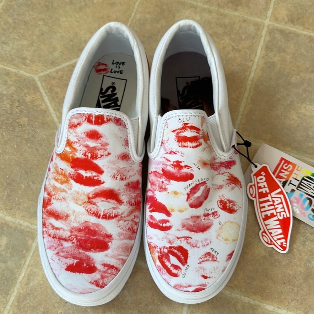 Vans Limited Edition Lips Sneakers.